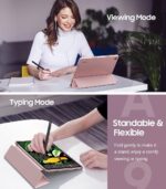 Timovo Case voor Samsung Galaxy Tab A9+ 11 inch - Roze - Afbeelding 6