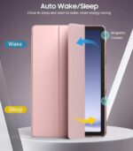 Timovo Case voor Samsung Galaxy Tab A9+ 11 inch - Roze - Afbeelding 2