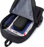 Potlood Case voor School Studenten Meisjes Jongens Grote Capaciteit Volwassen Pen Maker Potlood Pouch Office Organizer Eenvoudige Duurzame Multifunctionele Potlood Bag Zwart - Afbeelding 2