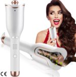 Luxe Automatische Krultang - Grote Krullen, 4 Temperaturen, 15 Seconden Snel Opwarmen, Dubbele Haarbescherming en Negatieve Ionen - Inclusief Hoogwaardige Geschenkdoos