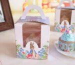 Pasen cupcake doos 20 stuks schattige konijntjes met handvat verjaardagsfeestje cupcake verpakking cupcake doos bruiloft gunsten voor gasten - Afbeelding 4