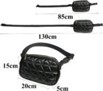 ANPTER Heuptasjes voor dames, crossbody, heuptasje, heuptasje met verstelbare band voor sporten, trainen, reizen, hardlopen, wandelen - Afbeelding 6