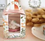 Pasen cupcake doos 20 stuks schattige konijntjes met handvat verjaardagsfeestje cupcake verpakking cupcake doos bruiloft gunsten voor gasten - Afbeelding 5