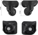 Vervanging Wielen 2 Stuks PVC Bagage - Vervanging Enkele Roller voor Koffer Accessoire. . - Afbeelding 5