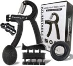 Handtrainer vingertrainer verstelbare hand en vingertrainer onderarm trainingsapparaat - grip trainer fitness voor krachttraining