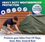 Extra grote YardStash Fietshoes XL voor strandcruiserhoes - 29er mountainbikehoes - elektrische fietsafdekking - kinderfietshoes - fietsen met manden - kinderzitjes of rekken - Afbeelding 7