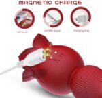 Multifunctionele Tong Likken Clitoris Tepel Blaaszuiging Seksspeeltjes Rozenvibrator Vrouwelijke Vulva Stimulators Masturbatie - Afbeelding 6