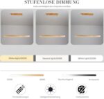 LED Lineaire Hanglamp Houten Eetkamer Hanglamp Moderne Dimbare Eetkamer Lamp met Afstandsbediening Keuken Lamp Hoogte Verstelbare Houten Lamp voor Eetkamer|Woonkamer|Keuken (hout, L120cm) - Afbeelding 5