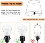 Zwarte metalen lampenkap voor tafellamp E27 - trommelvormig - gesneden bosboom - wandlamp/bedlamp/staande lamp - Afbeelding 6