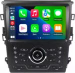 Navigatiesysteem auto met scherm - autoradio geschikt voor CarPlay en Android auto - bluetooth radio - geschikt voor Ford Mondeo 2013-2017 - Afbeelding 2