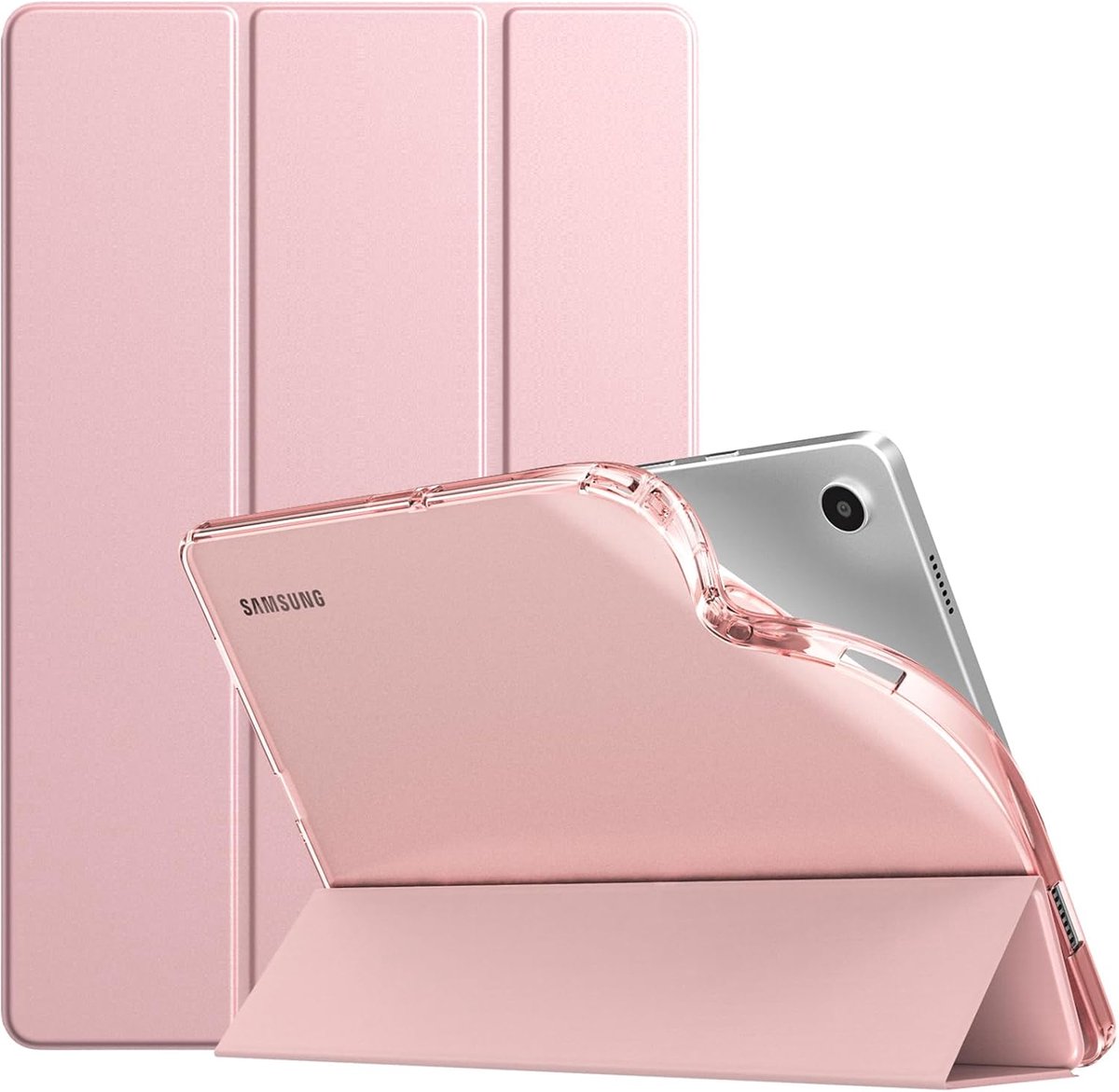 1200x1171 Timovo Case voor Samsung Galaxy Tab A9+ 11 inch - Roze - Afbeelding 1