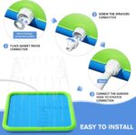 Sprinkler Pad voor honden en kinderen - Verdikte hondenspatmat voor de zomer buiten tuin (170cm) - Afbeelding 6