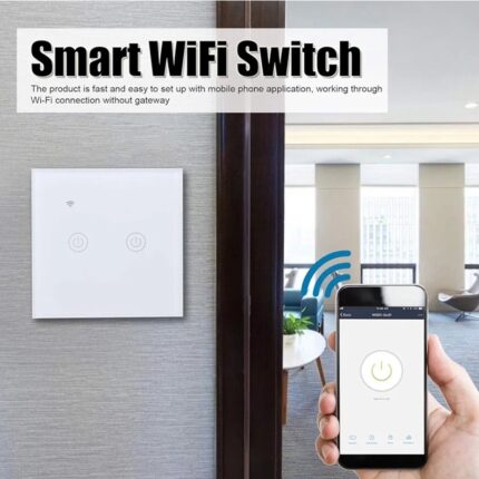 WiFi inbouwschakelaar - Smart Switch, 2-weg draadloze mobiele schakelaar