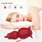 Multifunctionele Tong Likken Clitoris Tepel Blaaszuiging Seksspeeltjes Rozenvibrator Vrouwelijke Vulva Stimulators Masturbatie - Afbeelding 7