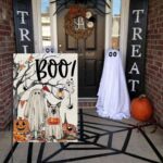 Vlaggen - Tuinvlaggen - Halloween-hond-pompoentuinvlag - 30 x 45 cm - Dubbelzijdige buitenvlag - Spookachtige herfstheksenhoed, kleine jute tuinvlag - Perfect voor buitenhuisdecoratie tijdens de feestdagen - Afbeelding 4