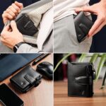 Lavalen Heren Leren Portemonnee PopUp Design – Heren Stijl Creditcardhouder - Afbeelding 3