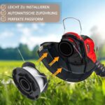 6 spoelen GE-CT 18/28 vervangende draad - 1,6 mm draaddikte - 5 m draadlengte - voor Einhell GE-CT 18/260 Li accu-bosmaaier GE-CT 18/28 Li TC, GE-CT 18/28 - Afbeelding 7