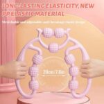 Diepe weefselmassage massagerol - Massagerol met handvat voor benen - Cellulitis massageapparaat (roze) Knie massage apparaat - Afbeelding 2