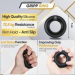 Handtrainer vingertrainer verstelbare hand en vingertrainer onderarm trainingsapparaat - grip trainer fitness voor krachttraining - Afbeelding 2