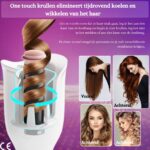 Luxe Automatische Krultang - Grote Krullen, 4 Temperaturen, 15 Seconden Snel Opwarmen, Dubbele Haarbescherming en Negatieve Ionen - Inclusief Hoogwaardige Geschenkdoos - Afbeelding 2