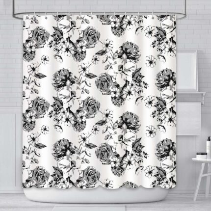 badkamer gordijnen, 180 x 180 cm