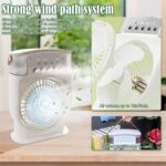 Mini Ventilator - Kleur Groen - Portabel Aircooler - Airco Zonder Slang - Draagbare Airkoeler - Airco Zonder Afvoerslang - Tafelventilator - USB - Afbeelding 4