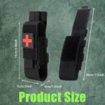 Inovra Plus - Tactische molle tourniquethouder voor buitensporten en noodhulp - Nylon waterbestendig - Kamperen, wandelen, klimmen - Eerste hulp, survivaluitrusting - Politie, leger - EDC - Noodgevallen. - Afbeelding 4