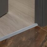 Aluminium vloerovergang drempelstrips voor deur - 12 cm hoogte - Tegels en laminaat planken - 09 m x 43 mm - Mat zilver - Afbeelding 5