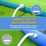 Sprinkler Pad voor honden en kinderen - Verdikte hondenspatmat voor de zomer buiten tuin (170cm) - Afbeelding 8