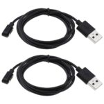 Allecto Plus - Horloge Oplader Kabels (2 Stuks) Compatibel met Willful Horloges - Vervanging en Magnetische Opladervangst.