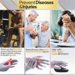 Handtrainer vingertrainer verstelbare hand en vingertrainer onderarm trainingsapparaat - grip trainer fitness voor krachttraining - Afbeelding 3