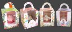 Pasen cupcake doos 20 stuks schattige konijntjes met handvat verjaardagsfeestje cupcake verpakking cupcake doos bruiloft gunsten voor gasten