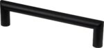 10 stuks kasthandgrepen - 160 mm gatafstand - roestvrijstalen - meubelgrepen - keukenkasthandvat - mat zwart cabinet handle black - Afbeelding 2