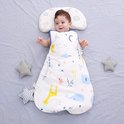 ademend 100% katoen mousseline zachte inbakerdeken | Unisex slaapzak voor babymeisjes en jongens 0-6 Maanden