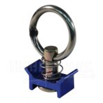 Bevestigingsoog voor rail met veer 900 DaN