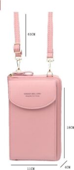 Cross Body Bag - Zwart - Met ruimte voor pasjes en meer - Afbeelding 3