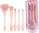 5-delige draagbare mini-make-up kwasten set Beauty Tools met opbergemmer - Beige - Afbeelding 8
