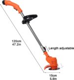 DRAADLOZE Onkruid / Grastrimmer / Grasmaaier 650W. - Afbeelding 6