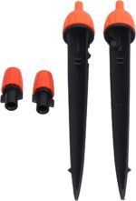 Allecto Plus - 20 stuks Verstelbare Druppel Emitters voor Efficiënte Water Irrigatie - 360 Graden Water Flow Druppelaars voor Moestuin, Tuin en Kas - Afbeelding 2