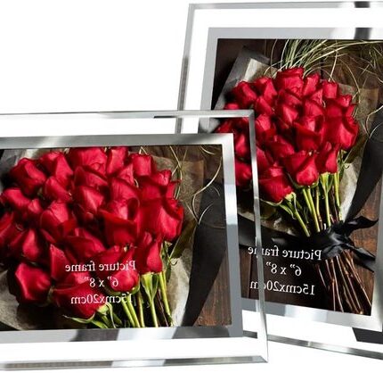 15x20 Glazen Fotolijst Set van 2 voor Bruiloften en Huizen