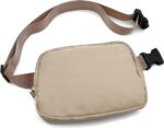 Buiktas voor dames, stijlvol, heuptas, kleine fanny pack, reizen, sport, outdoor, mobiele telefoon, borstzak, crossbody heuptas voor dames en heren, Kaki, Heuptas met verstelbare riem