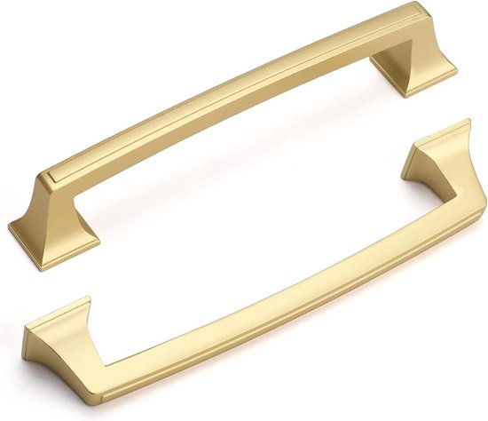 550x474 10 stuks kastgrepen, goud, meubelgrepen, 128 mm, gatafstand, handgreep, meubels, LS9136BB128, handgrepen voor keukenkasten, meubelgrepen, messing, keukengrepen, geborsteld roestvrij staal - Afbeelding 1