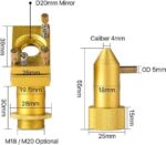 CO2-laserkop diameter 12-20 mm FL 50,8 mm - Afbeelding 3