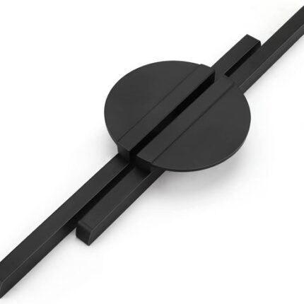 Pakket van 2 kastgrepen, halfronde meubelgrepen, 128 mm, handgrepen met gatenafstand, zwarte handgrepen voor keukenkasten, keukengrepen, zwarte matte deurgrepen.