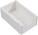Stapelbare desktop-organizer, ladebox, vrij combineerbaar, bureau-opslag, gebruiksvoorwerpen, make-up, cosmetica, sieraden, opbergladen, elk 18,5 x 11,5 x 7 cm, wit - Afbeelding 2