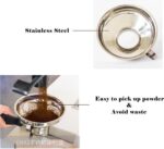 Speciale Intelligente Doseerring 304 Roestvrijstalen Koffiepoeder Trechter Anti-Vlieg Poeder Brouwkom Voor 58Mm Portafilter - Afbeelding 5