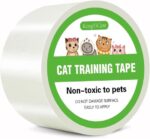 Kattenkrabbeschermer, 10 cm breed Meubelbeschermer voor Katten, Trainingstape tegen Krabben, 100% Transparante Dubbelzijdige Kattenkrabwerende Tape voor Tapijt, Bank, Bank, Deur