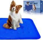 Koelmatten voor honden 60x90 CM niet-giftige gel Cool Mat voor katten Blauw Duurzaam Hond Cool Matten Zelf Cool Mat Hond Help Uw huisdieren Afkoelen in de zomer Warmte Pet Cool Mat voor Kennel Crat