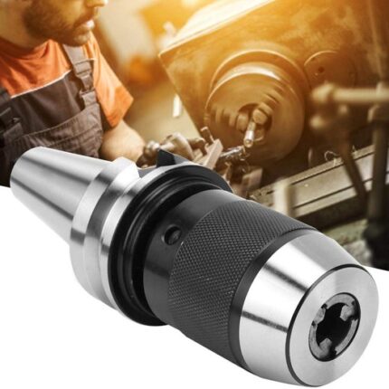BT40 Carbon Steel Self Tightening Chuck Handle - Integrated Drill Chuck Tool Holder for Milling Machines - Accuracy 0.15 - 1Pcs