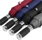 Automatische Grijze Paraplu Business Folding Paraplu Voor Man Vrouwen Sombrilla Uv Regen Paraplu